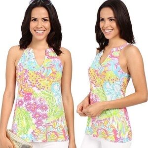 LILLY PULITZER / Lover's Coral Arya Tank Top Size XS